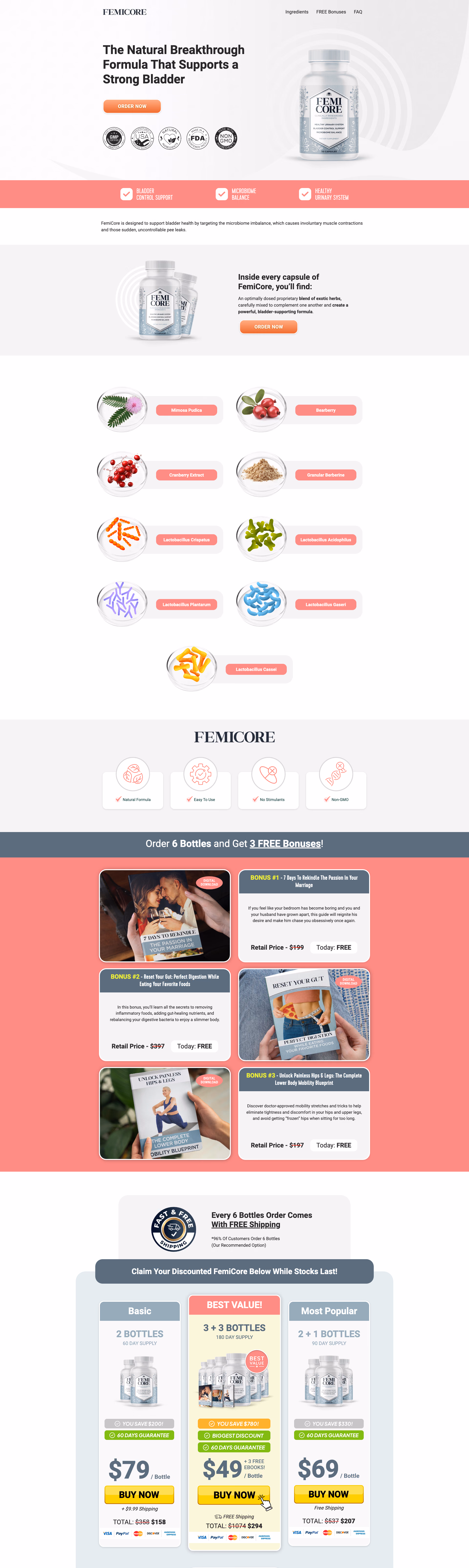 FemiCore — Important Notice Before You Continue